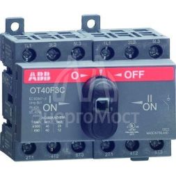 Рубильник реверсивный OT16F3C 16А (16А AC23) ABB 1SCA104816R1001