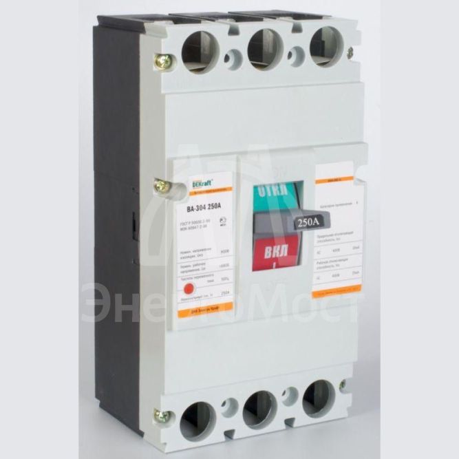 Выключатель автоматический 3п 250А 35кА ВА-304 SchE 21013DEK