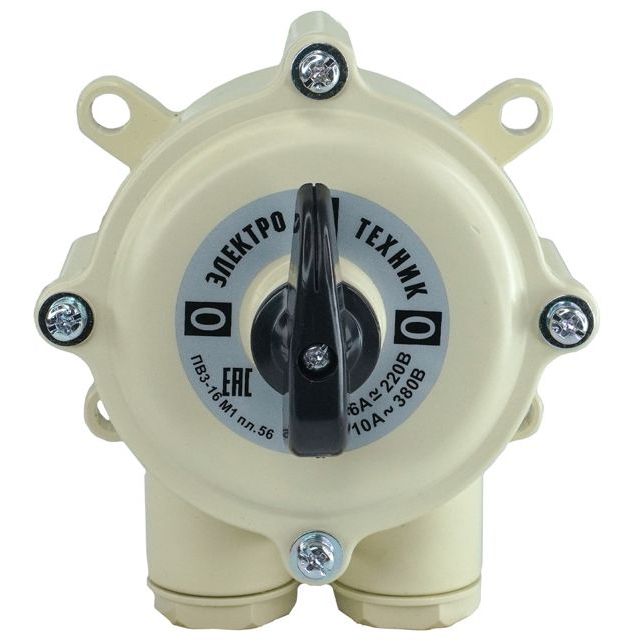 Выключатель пакетный ПВ3-16А в пл. корп. IP56 Электротехник ET001670