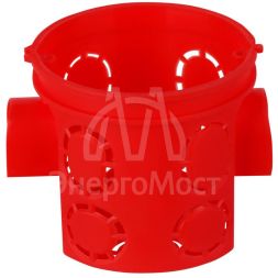 Коробка установочная СП 60х62 блочная углубл. IP30 красн. Ruvinil 10190