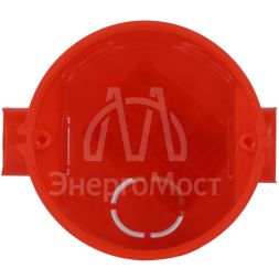 Коробка установочная СП 60х62 блочная углубл. IP30 красн. Ruvinil 10190