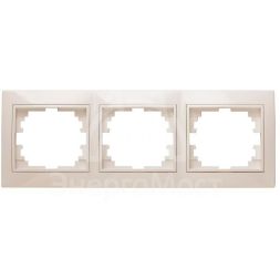 Рамка 3-м СП Plano 1-503-02 гор. сл. кость Intro Б0027628