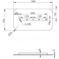 Лопасти для DRD 2000H (к-т из 4-х  лопастей)