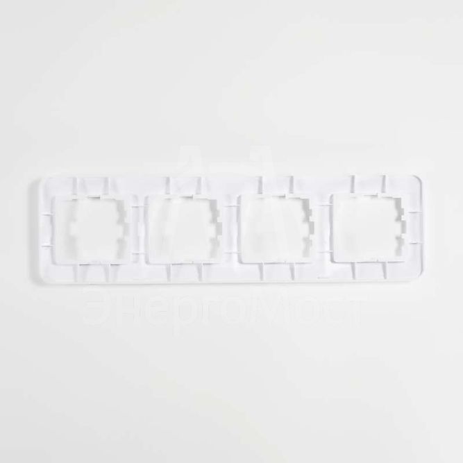 Рамка 4-м KARINA LIFE горизонт. бел. LEZARD 708-0200-149