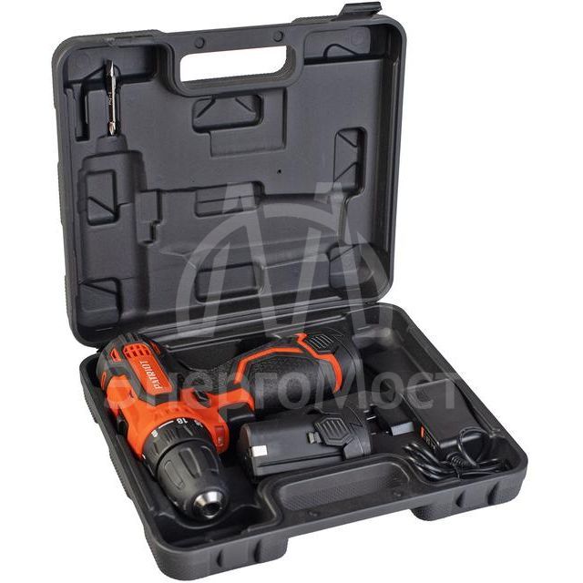 Дрель-шуруповерт аккумуляторная BR 119Li две АКБ Li-Ion 12В 2.0А.ч 2 скорости PATRIOT 180301119