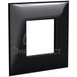 Рамка 1-м 2мод. Avanti &amp;quot;Черный квадрат&amp;quot; DKC 4402902