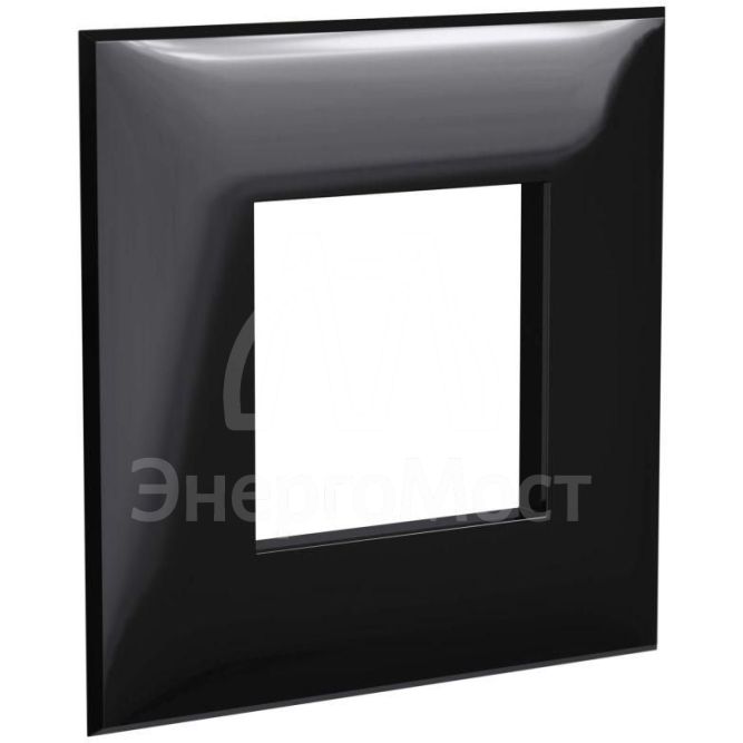 Рамка 1-м 2мод. Avanti &amp;quot;Черный квадрат&amp;quot; DKC 4402902