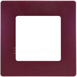 Рамка 1-м Etika сливовый Leg 672561