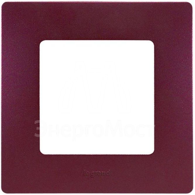 Рамка 1-м Etika сливовый Leg 672561