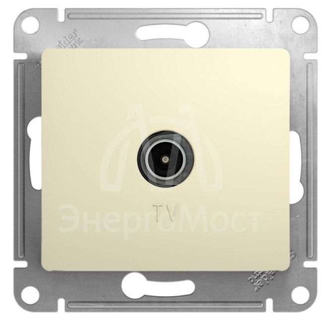 Механизм коннектора TV антенны Glossa беж. SchE GSL000293
