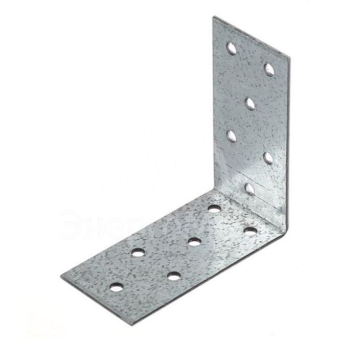 Уголок крепежный равносторонний 80х80х40х2.0мм оцинк. Невский Крепеж 922480