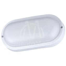 Светильник ДПО 15Вт 4000К IP65 230В овал ЖКХ настенно-потолочный КОСМОС KOC_DPO15WO1.4K