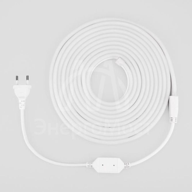 Шнур светодиодный гибкий неон SMD 8х16мм 120LED/м тепл. бел. 20м односторонний Neon-Night 131-008