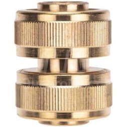 Муфта соединительная латунная ремонтная для шланга 3/4дюйм ЧЕТЫРЕ СЕЗОНА 62-0274