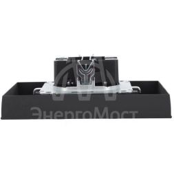 Розетка 2-м СП BRITE РСш12-3-БрГ 16А в сборе с заземл. защ. шторки графит IEK BR-R24-16-K53-F