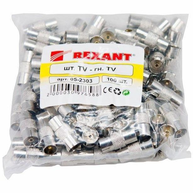 Переход штекер TV-гнездо TV Rexant 05-2303