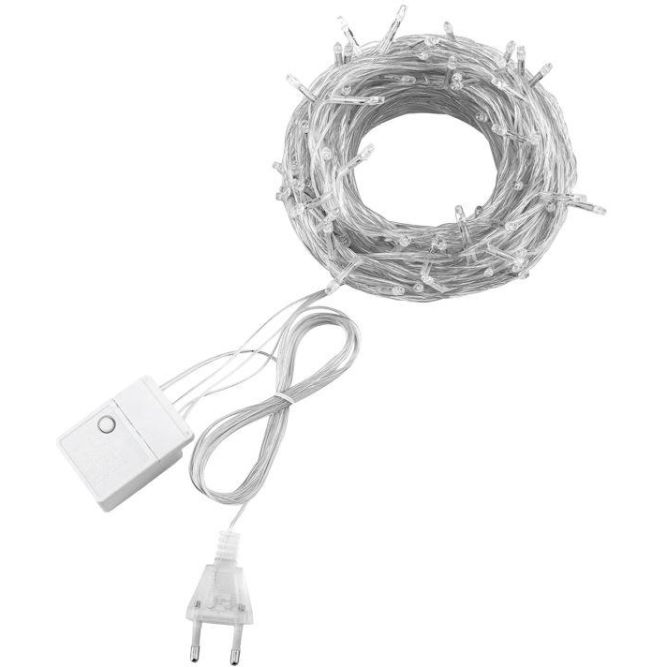 Гирлянда светодиодная Нить универсальная 25м 250 LED теплый бел. прозр. Neon-Night 304-096