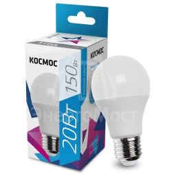Лампа светодиодная A60 20Вт 4500К E27 220В КОСМОС LkecLED20wA60E2745