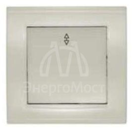 Выключатель проходной 1-кл. СП Бриллиант 10А IP20 сл. кость UNIVersal 7948592