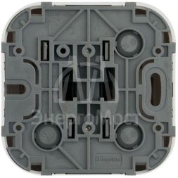 Выключатель 1-кл. ОП Quteo 10А IP20 10AX бел. Leg 782200