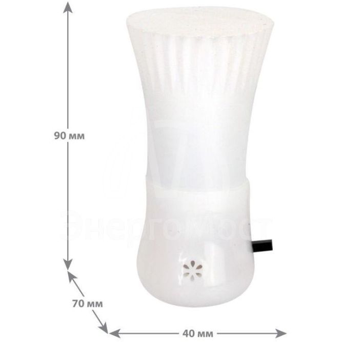 Светильник &amp;quot;Волан&amp;quot; NL-247 LED ночник с выкл. 220В Camelion 14267