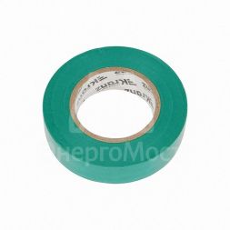 Изолента ПВХ 0.13х19мм 25м зел. Kranz KR-09-2203