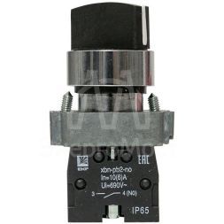 Переключатель BD21 2P короткая ручка NO IP65 PROxima EKF xb2-bd21-65