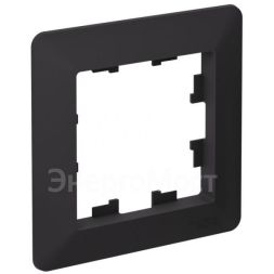 Рамка 1-м AtlasDesign Air карбон/дым. черн. SE ATN221001