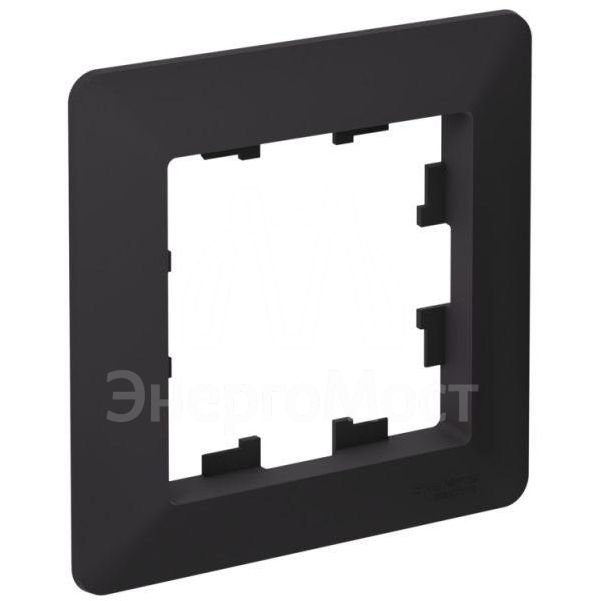 Рамка 1-м AtlasDesign Air карбон/дым. черн. SE ATN221001