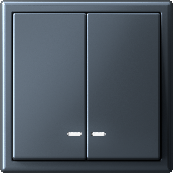 Выключатель 2-кл. ArtGallery (сх. 5а) 10AX с подсветкой механизм грифель SE GAL000753