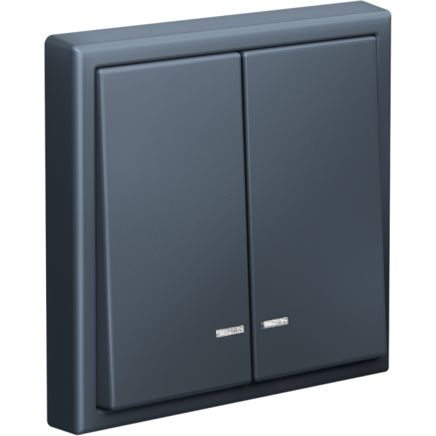 Выключатель 2-кл. ArtGallery (сх. 5а) 10AX с подсветкой механизм грифель SE GAL000753