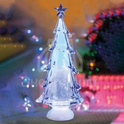 Фигура светодиодная &amp;quot;Елочка со звездой&amp;quot; 37см 1LED 1.5Вт IP20 на подставке элементы питания 4хAAA (не в компл.) Neon-Night 513-026