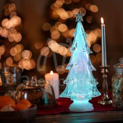 Фигура светодиодная &amp;quot;Елочка со звездой&amp;quot; 37см 1LED 1.5Вт IP20 на подставке элементы питания 4хAAA (не в компл.) Neon-Night 513-026