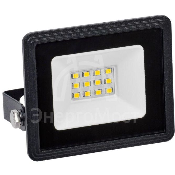 Прожектор светодиодный СДО 06-10 6500К IP65 черн. IEK LPDO601-10-65-K02