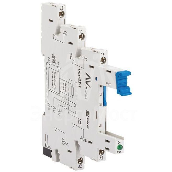 Разъем для реле РM slim 23/1 AVERES EKF rms-23-1