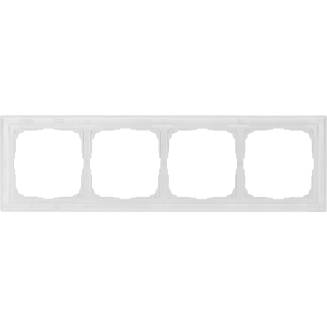 Рамка 4-м ArtGallery Pure матов. органич. стекло бел. SE GAL330104