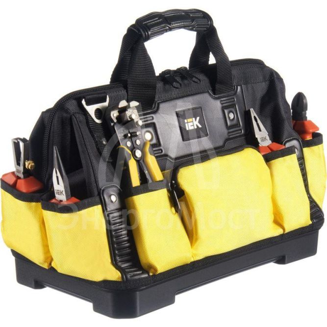 Сумка монтажника с пластиковым дном BG-02 IEK ARMA2L 5 IEK A2L5-BG12-02-K02
