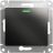 Механизм переключателя проходного 1-кл. СП Glossa 10А IP20 (сх. 6а) 10AX с подсветкой антрацит SchE GSL000763