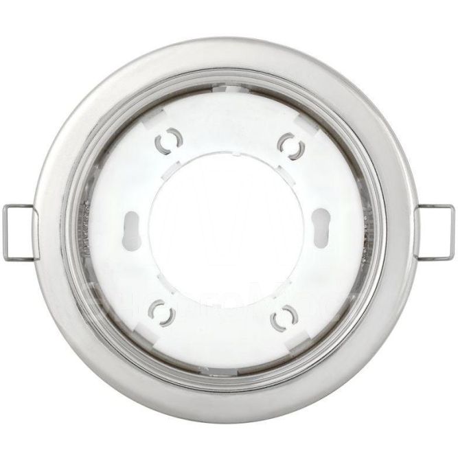 Светильник GX53 встраиваемый точечный хром. IEK LUVB0-GX53-1-K23