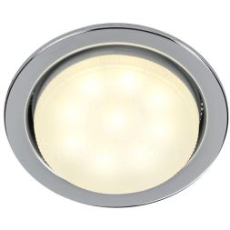 Светильник GX53 встраиваемый точечный хром. IEK LUVB0-GX53-1-K23