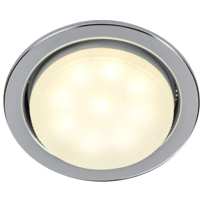 Светильник GX53 встраиваемый точечный хром. IEK LUVB0-GX53-1-K23