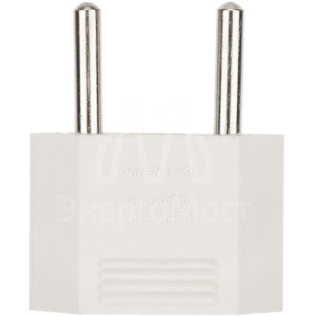 Переходник сетевой плоский &amp;quot;Тефаль&amp;quot; бел. (инд. упак.) PROCONNECT 11-1041-9