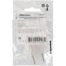 Переходник сетевой плоский &amp;quot;Тефаль&amp;quot; бел. (инд. упак.) PROCONNECT 11-1041-9