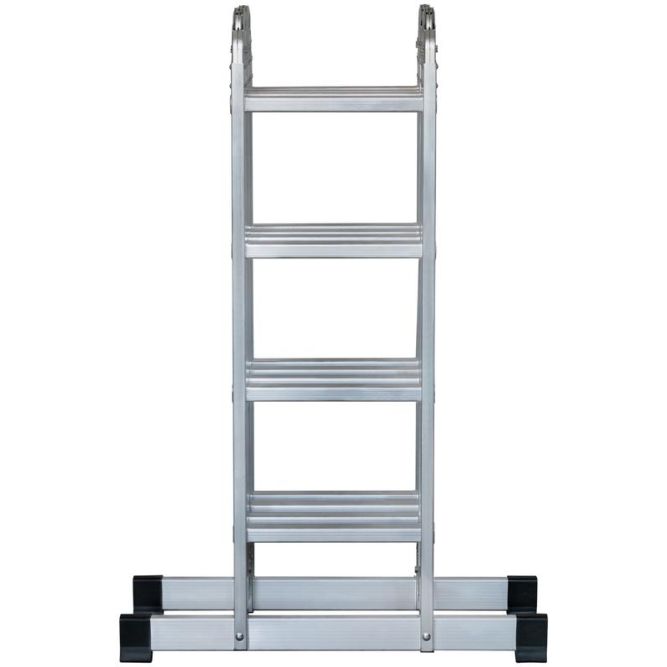 Лестница-трансформер четырехсекционная 4х4 13.2кг алюм. FIT 65450