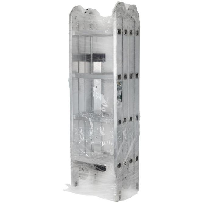 Лестница-трансформер четырехсекционная 4х4 13.2кг алюм. FIT 65450