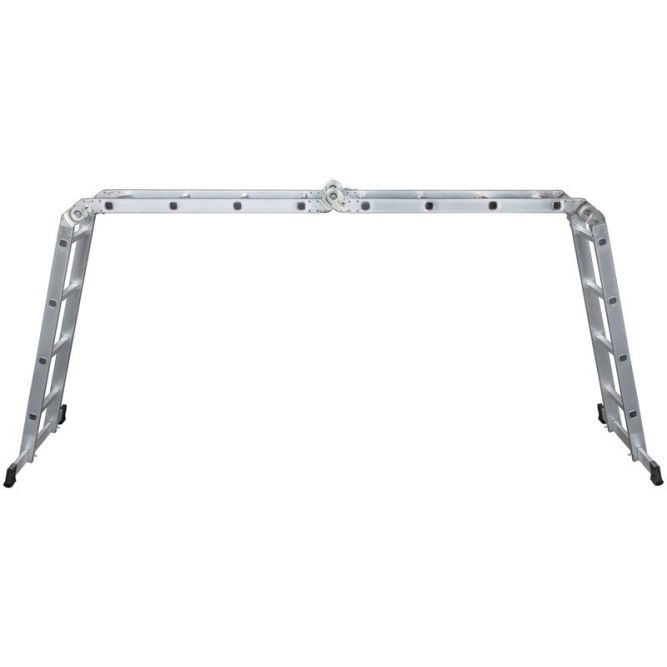 Лестница-трансформер четырехсекционная 4х4 13.2кг алюм. FIT 65450