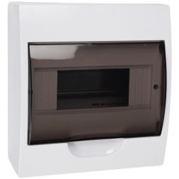 Бокс модульный накладной PDB/W 1008 WH (ЩРН-П- 8) IP41 пластик. Pro JazzWay 5071667