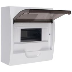 Бокс модульный накладной PDB/W 1008 WH (ЩРН-П- 8) IP41 пластик. Pro JazzWay 5071667