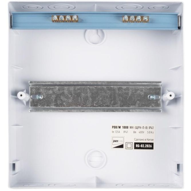 Бокс модульный накладной PDB/W 1008 WH (ЩРН-П- 8) IP41 пластик. Pro JazzWay 5071667