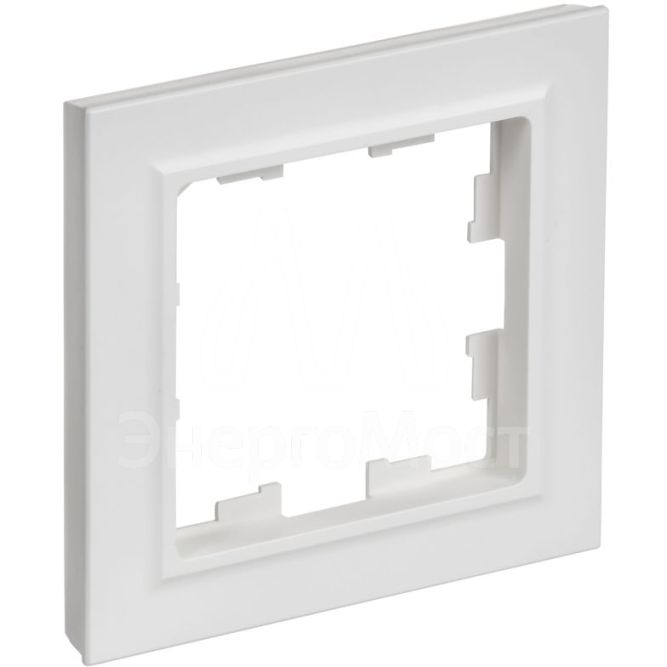 Рамка 1-м BRITE РУ-1-БрАБ арктич. бел. IEK BR-M12-K91